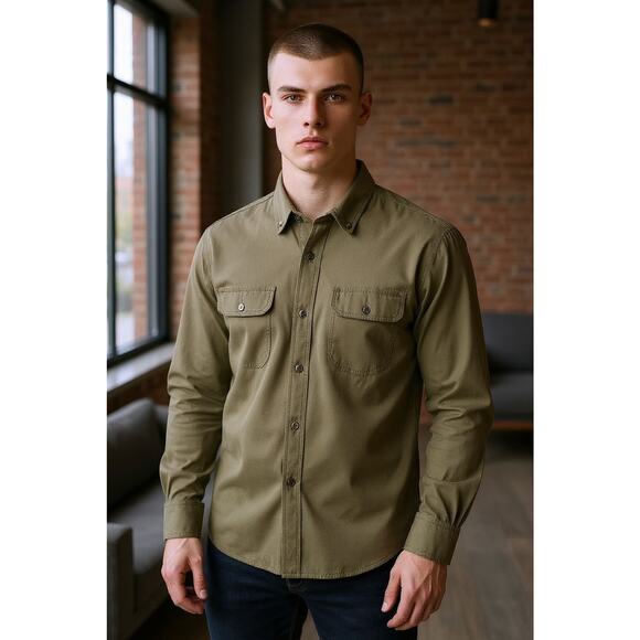 Lucky Brand Button Up Denim Shirt - Picture 1 of 4